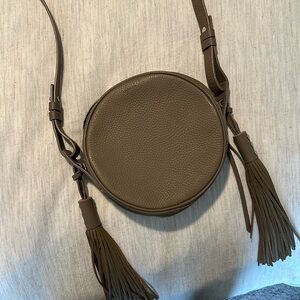 Grey Allsaints Crossbody Bag